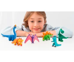 Manualidades Para Niños^Hey Clay Plastilina Interactiva Dinosaurios (15 botes)