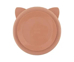 Vajilla Infantil^Trixie Plato 3 Compartimentos Silicona con Ventosa Mr. Cat