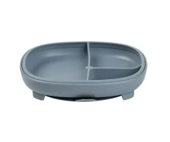 Comer Al Aire Libre^b.box Plato 2 en 1 con Ventosa y Compartimentos Extraíbles Ocean