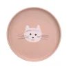 Vajilla Infantil^Lassig Plato Antideslizante Eco Tiny Team Cat