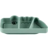 Plato Antideslizante Stick&Stay Croco Verde Baby Led Weaning|Vajilla Infantil