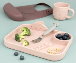 Vajilla Infantil^Done by Deer Plato Compartimentos Peekaboo Powder