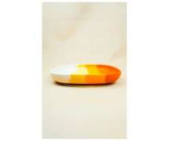 Vajilla Infantil^Grech & Co Plato con Ventosa Color Splash Sienna Ombre