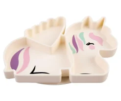 Clearance Plato de Silicona con Ventosa Unicornio Baby Led Weaning|Vajilla Infantil