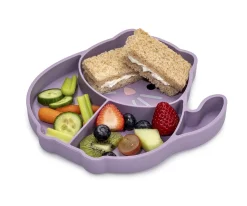 Plato de Silicona con Ventosa Cat Vajilla Infantil|Baby Led Weaning