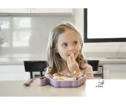 Plato de Silicona con Ventosa Cat Vajilla Infantil|Baby Led Weaning