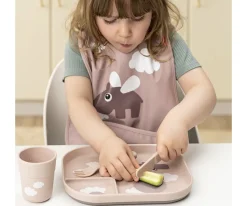 Baby Led Weaning^Done by Deer Plato Foodie Compartimentos Croco Happy Clouds