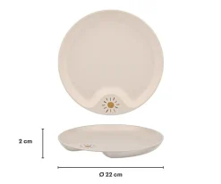 Vajilla Infantil^Mepal Plato Infantil Antideslizante Mio Sunshine & Rainbow
