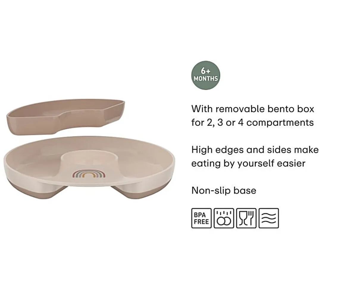 Online Plato Infantil Compartimentos Mio Forest Friends Vajilla Infantil|Comer Al Aire Libre