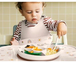 Online Plato Infantil Compartimentos Mio Forest Friends Vajilla Infantil|Comer Al Aire Libre