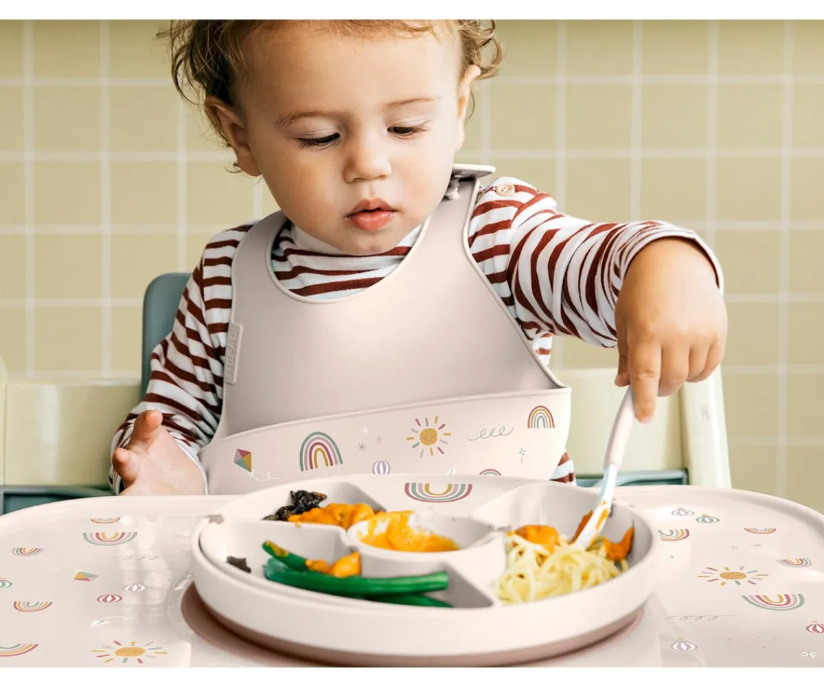 Online Plato Infantil Compartimentos Mio Forest Friends Vajilla Infantil|Comer Al Aire Libre