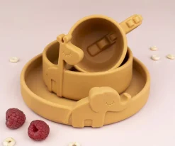 Vajilla Infantil^Done by Deer Plato Peekaboo Elphee Mustard