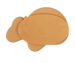 Vajilla Infantil^Done by Deer Plato Silicona Stick&Stay Wally Mustard