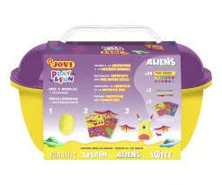 PLAY&FUN Cofre Plastilina Aliens Niños Manualidades Para Niños|Juguetes Para Niños De 18 Meses