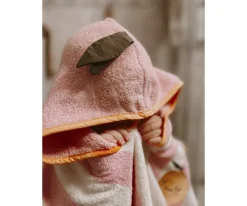 Ponchos Toalla^The Cotton Cloud Poncho con Capucha Mandy Mandarina Personalizable