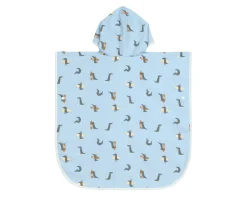 Sale Poncho de Baño Crocodile Sky Blue Niños Toallas|Ponchos Toalla