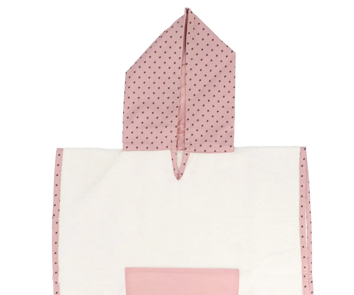 Ponchos Toalla^Cristina de Jos'h Poncho Mini Star Pink Personalizable