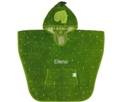 Ponchos Toalla^Trixie Poncho Mrs. Dino Personalizable
