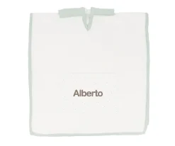 Ponchos Toalla^Cristina de Jos'h Poncho Rainbow Dots Verde Personalizable