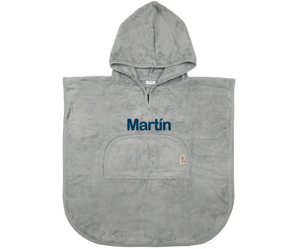 Discount Poncho Moon Blue Personalizable Niños Toallas|Ponchos Toalla