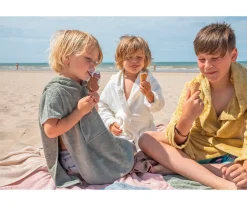 Sale Poncho Whisper Green Niños Toallas|Ponchos Toalla