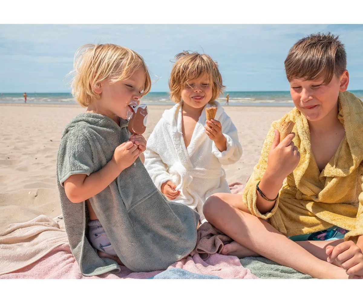 Sale Poncho Whisper Green Niños Toallas|Ponchos Toalla