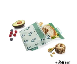 Clearance Porta Alimentos DUO Snack'n'Go Mapache Bolsas Merienda|Fundas Para Almuerzo