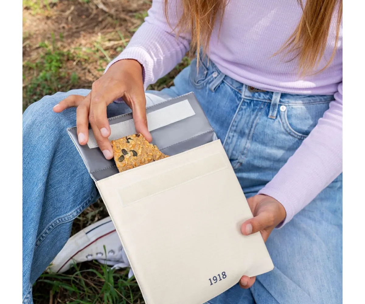 Fundas Para Almuerzo^Milan Porta Alimentos Snack Colección 430 Since 1918 Beige
