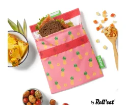 Outlet Porta Alimentos Snack n'Go Fruits Piña Bolsas Merienda|Fundas Para Almuerzo