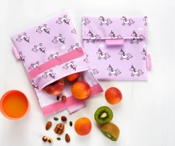 Bolsas Merienda^Roll´eat Porta Alimentos Snack n'Go Kids Unicorn