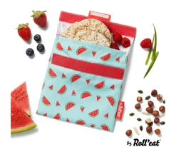 Hot Porta Alimentos Snack n'Go Fruits Sandía Bolsas Merienda|Fundas Para Almuerzo