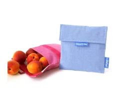 Bolsas Merienda^Roll´eat Porta Alimentos Snack n'Go Eco Azul