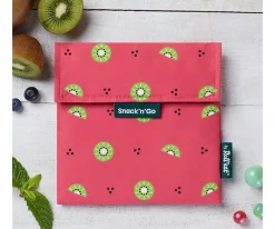 Fundas Para Almuerzo^Roll´eat Porta Alimentos Snack'n Go Kiwi