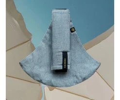 Outlet Portabebés Bandolera Light Denim Stripes Regalos Para Madres|Mochilas Portabebé