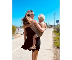 Clearance Portabebés Bandolera Lino Brown Regalos Para Papá|Regalos Para Madres