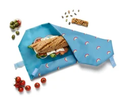 Bolsas Merienda^Roll´eat Portabocatas Boc'n'Roll Arcoiris