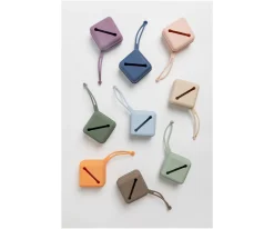 Portachupetes^BIBS Portachupetes Case Mauve