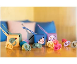 Portachupetes^BIBS Portachupetes Case Sage