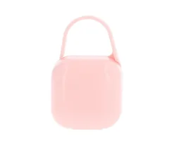 Portachupetes^Tutete Portachupetes Square Personalizado Rosa Tiza