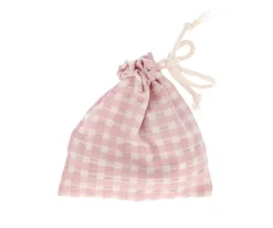 Portachupetes^Cristina de Jos'h Portachupetes Vichy Rosa