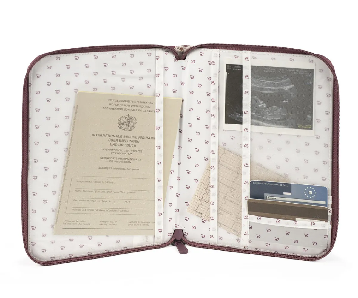 Portadocumentos Bebé^Pasito a Pasito Portadocumentos Bebé Cherry Rayas