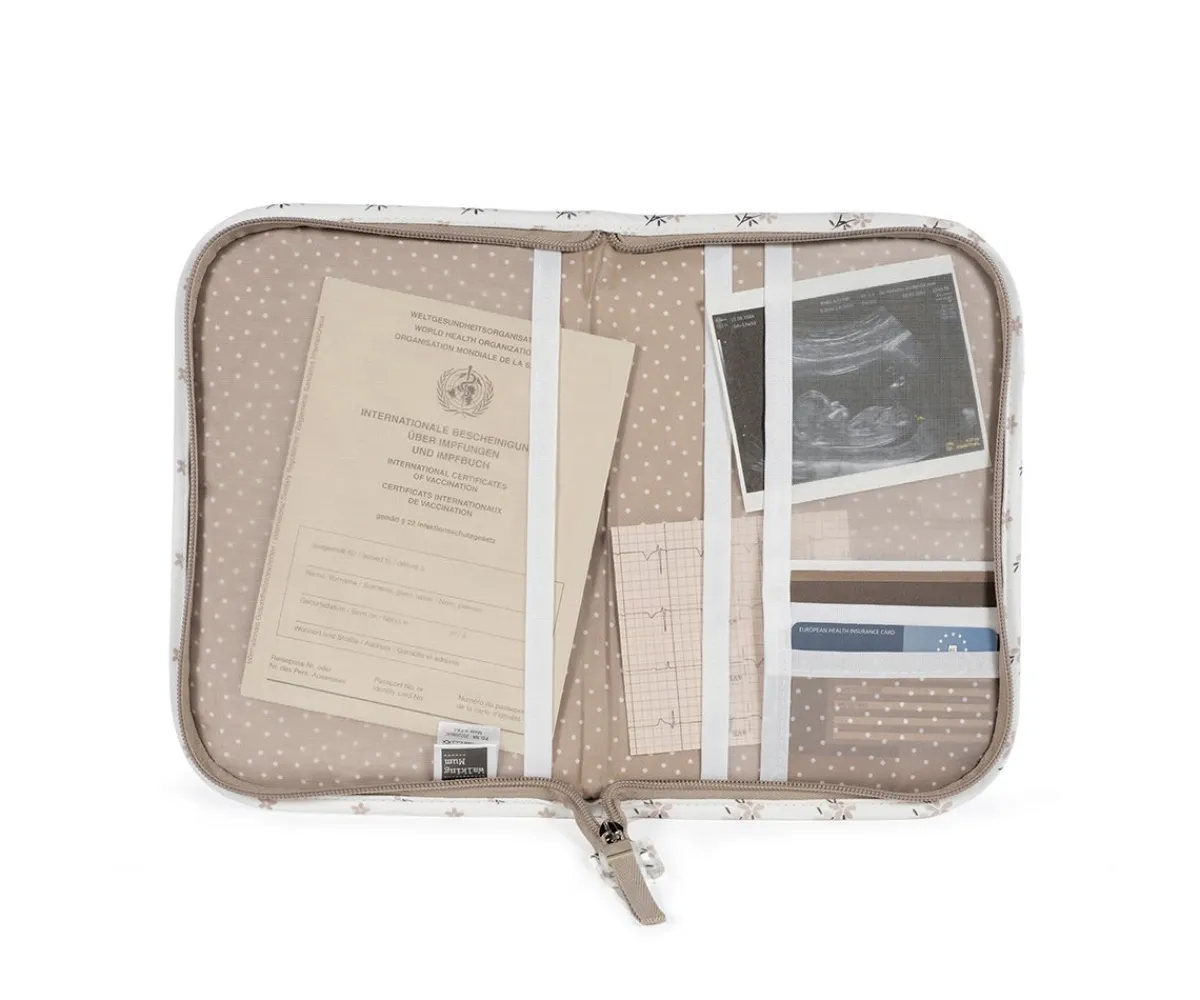 Portadocumentos Bebé^Walking Mum Portadocumentos Botton Flores