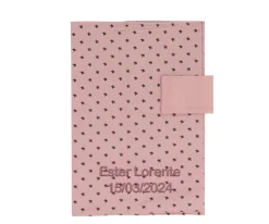 Portadocumentos Bebé^Cristina de Jos'h Portadocumentos Mini Star Pink Personalizable