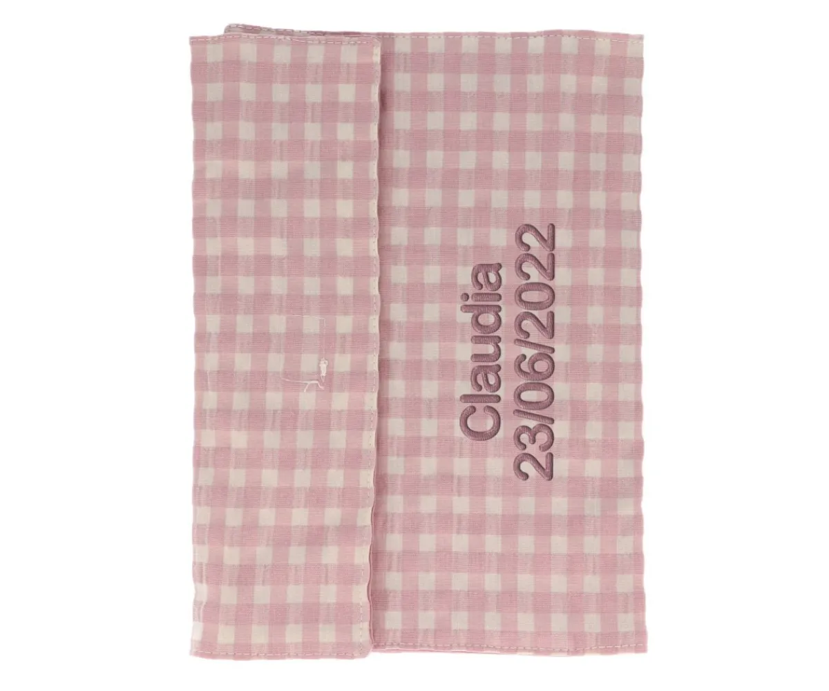 Portadocumentos Bebé^Cristina de Jos'h Portadocumentos Vichy Rosa Personalizable
