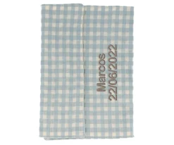 Portadocumentos Bebé^Cristina de Jos'h Portadocumentos Vichy Verde Personalizable