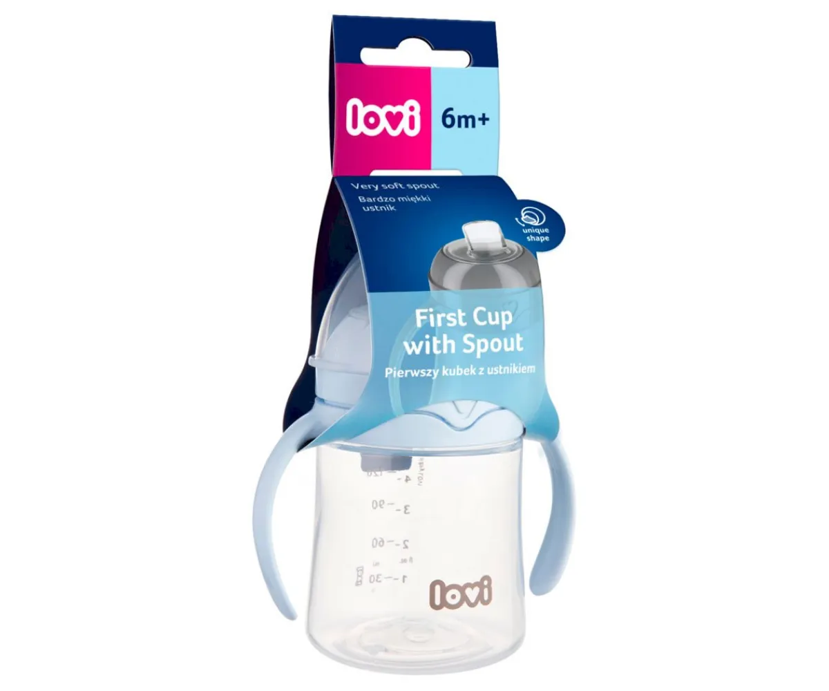 Vasos Para Bebés Y Niños^LOVI Primera Taza con Boquilla Azul