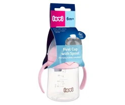 Vasos Para Bebés Y Niños^LOVI Primera Taza con Boquilla Rosa