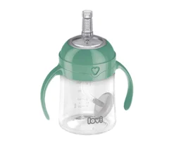 Vasos Para Bebés Y Niños^LOVI Primera Taza con Pajita Verde