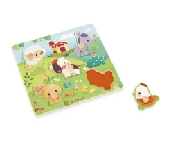 Sale Puzle Encajable Táctil 5 Piezas Farmhouse Niños Juguetes Niños 3 Años|Juguetes Para Niños De Un Año