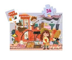 New Puzle Silueta El Viaje de Mia Niños Juguetes Niños 5 Años|Juguetes Niños 4 Años